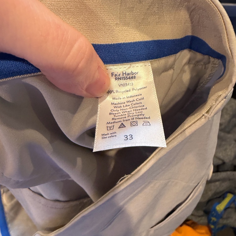 Fair Harbor Compass Performance Shorts Men’s Size 33 - Picture 4 of 4